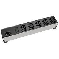 Hammond Manufacturing 1581H5 Power Outlet Strips Power Outlet Strip IEC 5-Outlet, 12"
