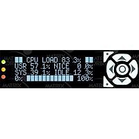 Matrix Orbital BLK2047T-1U-BK-USB-TCI PC Bay Inserts, LCD Characters Tri-Color Txt Bk B/G Key w/ Black Bkt