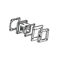 Amphenol Air LB France SIM2B25A101 Hardware SHORT FLANGED RECEPTACLE WITH POLARIZING A