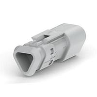 DEUTSCH - TE Connectivity 2-2303813-2 Automotive Connectors DT04-3P-TN81, REC, 3P, GRY, N, SNAPXCAP