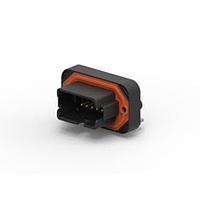 DEUTSCH - TE Connectivity DT13-12PB-B016 Receptacle 12P DT RECP ASM, KEY B, 90 DEG.