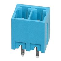 Same Sky (formerly CUI Devices) TBP02R2-381-02BE Headers Terminal block, pluggable, 3.81, receptical, 2 pole, blue