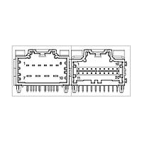 Molex 34708-6400 Headers STAC64 RAHDR 4BAY 58Ckt08A-20C-20B-10A
