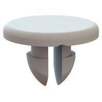 Essentra Components 27PIF0068 Push-In Push In Fastener, .290 Hole, .140 Panel Thk