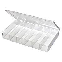 Flambeau A606 Multiple Compartment Six-Compartment Box 10 1/2" X 6 3/16" X 1 9/16" (26.67 x 15.72 x 3.97 cm)