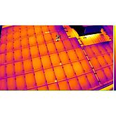 Hotspot detected on rooftop solar array