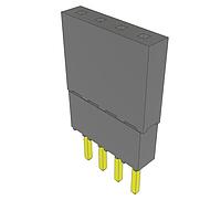 Samtec ESQ-104-23-G-S Sockets Elevated Socket Strip