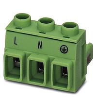 PHOENIX CONTACT 1723719 Plugs 3 Pos 7.62mm pitch Plug 24-12 AWG Screw