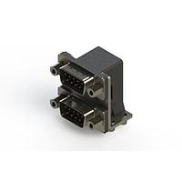 EDAC 661-009-364-046 Dual Port D-Sub Connectors Right-angle Dual Port D-Sub Connector