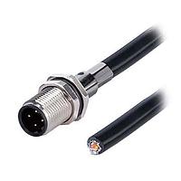 Same Sky (formerly CUI Devices) CDM1262-04D-MW-F12-200-67 Sensor Cables / Actuator Cables Solder Type,Front Fasten M12*1.0,D-Code 4PIN ,Screw Copper alloy,PUR  2.0M