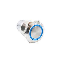 E-Switch PV4F2H0SSG Anti-Vandal ANTI-VANDAL, 2A 24VDC, DPDT On-(On), Panel Mount, Front Solder