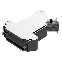 Amphenol Positronic D15000AKNE0/AA Banded Backshell D-Sub Backshell Banded Ellipt Side slot M internal hex,  Size 2