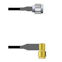 Amphenol Custom Cable Q-2O037000D006i RF Cable Assemblies N-SP/SMA-RP LMR19 6I