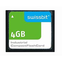 Swissbit SFCF4096H1AF1TO-C-GS-51P-STD Compact Flash Cards 4GB Compact Flash PSLC C-56 C-TEMP