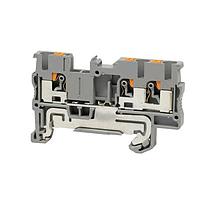 Same Sky (formerly CUI Devices) TBDR-10-25-GY DIN Rail Terminal Block Terminal Block, Din Rail, 2.5mm Pitch, Grey