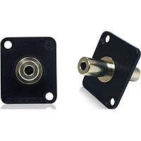 Switchcraft EH35MM2BPKG Phone Connectors 3.5MM FEED-THRU BLK,4/40 SCREWS