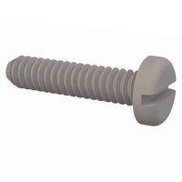 Essentra Components 010440P050PC Pan Slotted Pan Slotted Screw, #4-40 Thread, 1/2 Lg
