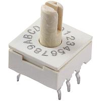 CTS Electronic Components 221ADC16 Rotary Switches 16 Pos. Thru Hole Shaft 6.86mm Ht.