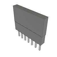 Samtec ESQ-107-23-L-S Sockets Elevated Socket Strip, 0.100" Pitch