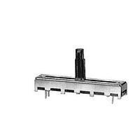 Alpha (Taiwan) RA2043F-20-10EB1-A50K Slide Potentiometers/Faders 20mm TRVL AUDIO 50K PC Mount