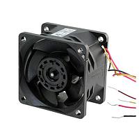 Delta Electronics, Inc. PFM0612XHEB7T Axial Fan, 3Phase, Single-Rotor, 60x38mm, 12VDC, 64.44CFM, 1.15A, Ball, Tach/PWM