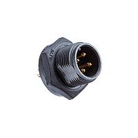 Amphenol LTW 1BD-06PMMS-SC7001 Standard Circular Connector Ceres, Standard Size, Plastic, 5A, 06 pins, Male Connector, Male Contact, Circular, Screw Thread, Solder, Receptacle, IP67