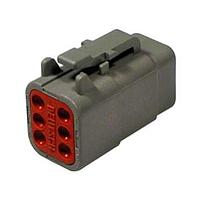 DEUTSCH - TE Connectivity DTM06-6S 6-Way 6P SZ 20 GREY DTM PLUG