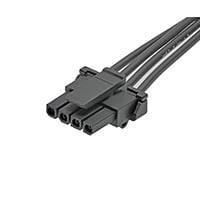 Molex 145132-0410 Discrete Wire Micro-Fit OTS Cbl ASSY 1m 4CKT Blk