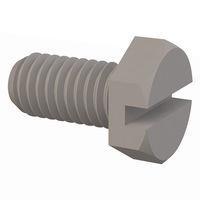 Essentra Components 011032X037PC Hex Slotted Hex Slotted Screw, #10-32 Thread, 3/8 Lg