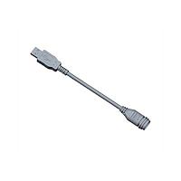 Amphenol LTW UC20FL-NAML-QA001 USB Type C Connectors USB, Type C 2.0, Plastic, 3A, Female Connector, Straight-to-Straight, Snap-in, Overmolded Double Ended, Length 1000mm, IP68