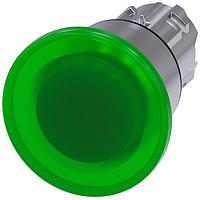 SIEMENS A6X30139833 Mushroom ILLUM. MUSHROOM PUSHBUTTON. 40MM. GREEN