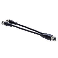 Amphenol LTW SS-030000-F00-YSB04 RF Adapters - Tee M Series Sensor Connector, Y Cable, Metal, A Coding, 4A, 03 pins, Female Connector, Female Contact, Screw Thread, Length 4000 mm, IP68