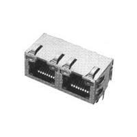 AMP Connectors - TE Connectivity 2-6116353-8 Modular Connectors / Ethernet Connectors INV MJ,1X2,PNL GRD LED (YG/YG)135ST