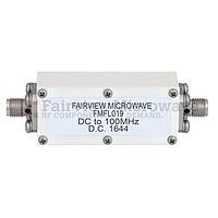 Fairview FMFL019 Lowpass Filter Operating From DC to 100 MHz With SMA Female Connectors