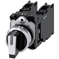 SIEMENS A6X30143166 Multi-Directional Switches SELECTOR SWITCH. I-O-II. BLACK. WHITE
