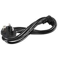 Same Sky (formerly CUI Devices) AC-C5-S UK AC Power Cord AC Cord UK, C5 for C6 inlet, HO3VVH2-F 0.75MM/2, 1M, Black
