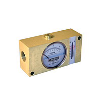 Webtec FI750-60BBW Hydraulic Brass In-line Flow Indicator (Water:70 lpm; Oil:60 lpm; 420 bar)