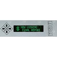 Matrix Orbital BLK202A-S-USB-FG PC Bay Inserts, LCD Characters 20x2 Grn Txt Blk B/G Key w/ Slvr Bkt