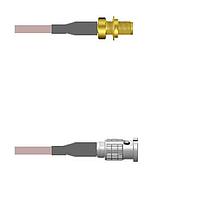 Amphenol Custom Cable Q-2W00V0005108i RF Cable Assemblies SMA-SJB/HDBNC-SP G316 108I