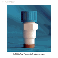 Cowie CW.709.1225 PTFE Stirrer Guide, Hi-Vacuum, 1” NPT, for-12mm shaft, h112mm