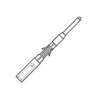 LEMO FGG.0B.554.ZZC Contacts MALE CRIMP CONT W. CABLE COLLET