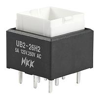 NKK Switches UB226SKW036DG-5JDG11 Sealed LOW PROFILE PUSHBUTTON