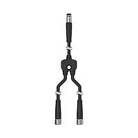 Banner Engineering CSB-M841M841M841 Splitter Cables Splitter M8M 4-Pin to M8F 4-pin / M8F 4-pin M12 Straight Connectors; Black PVC 26 cordset; Trunk: 0.3 m; Branches: 0.3 m