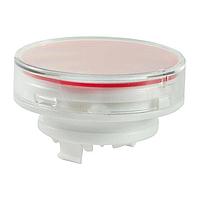 NKK Switches AT4165JC Button RND CLR LNS/RED DIFF LB PANEL SEAL W/ LE