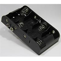 Eagle Plastic Devices 12BH243B-GR Battery Holders 4 C W/SNAPS