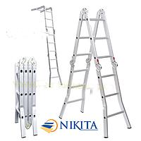 Nikita Aluminum TGA37 Folding Ladder (3.7m)