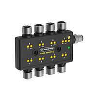 Banner Engineering R95C-4B4UI-KQ IO-Link Hub R95C Series: 8 port Hybrid IO-Link Hub; 4 Analog Inputs and 4 Analog Outputs and 8 Discrete Inputs or 8 Discrete Outputs (Configurable); IO-Link Interface; 4-pin M12 QDs
