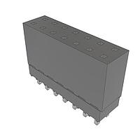 Samtec ESQ-107-12-L-D Sockets Elevated Socket Strip, 0.100" Pitch
