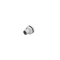 Amphenol CONEC 43-01071 M12 Male Socket ML SCKT M12X1 W/DIP SLDR BACK MNT PG9