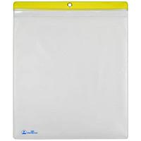 Menda 34457 Anti-Static Control Products ESD SHOP TRAVELER, ZIP, CLEAR, 10"x12"OD ,YELLOW HEADER,10 PK